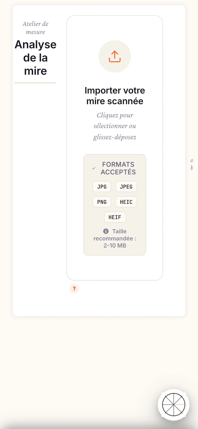 Préparation mire 300 DPI